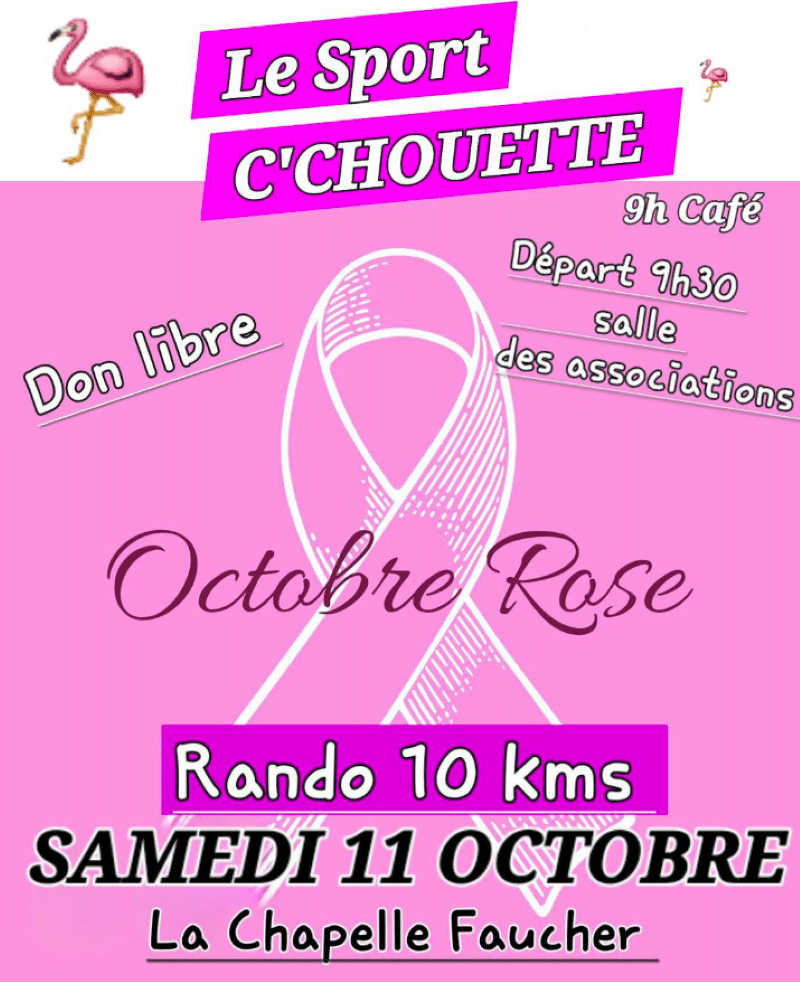 Octobre rose Rando 10 kms