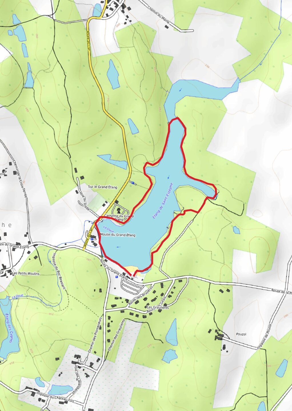 Saint-Estephe en Ecomobilité Pêche et légendes autour du lac Saint-Estèphe Nouvelle-Aquitaine