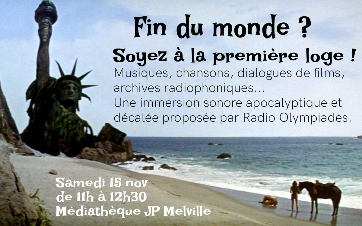 Petit déjeuner musical - La fin du monde ! Médiathèque Jean-Pierre Melville Paris