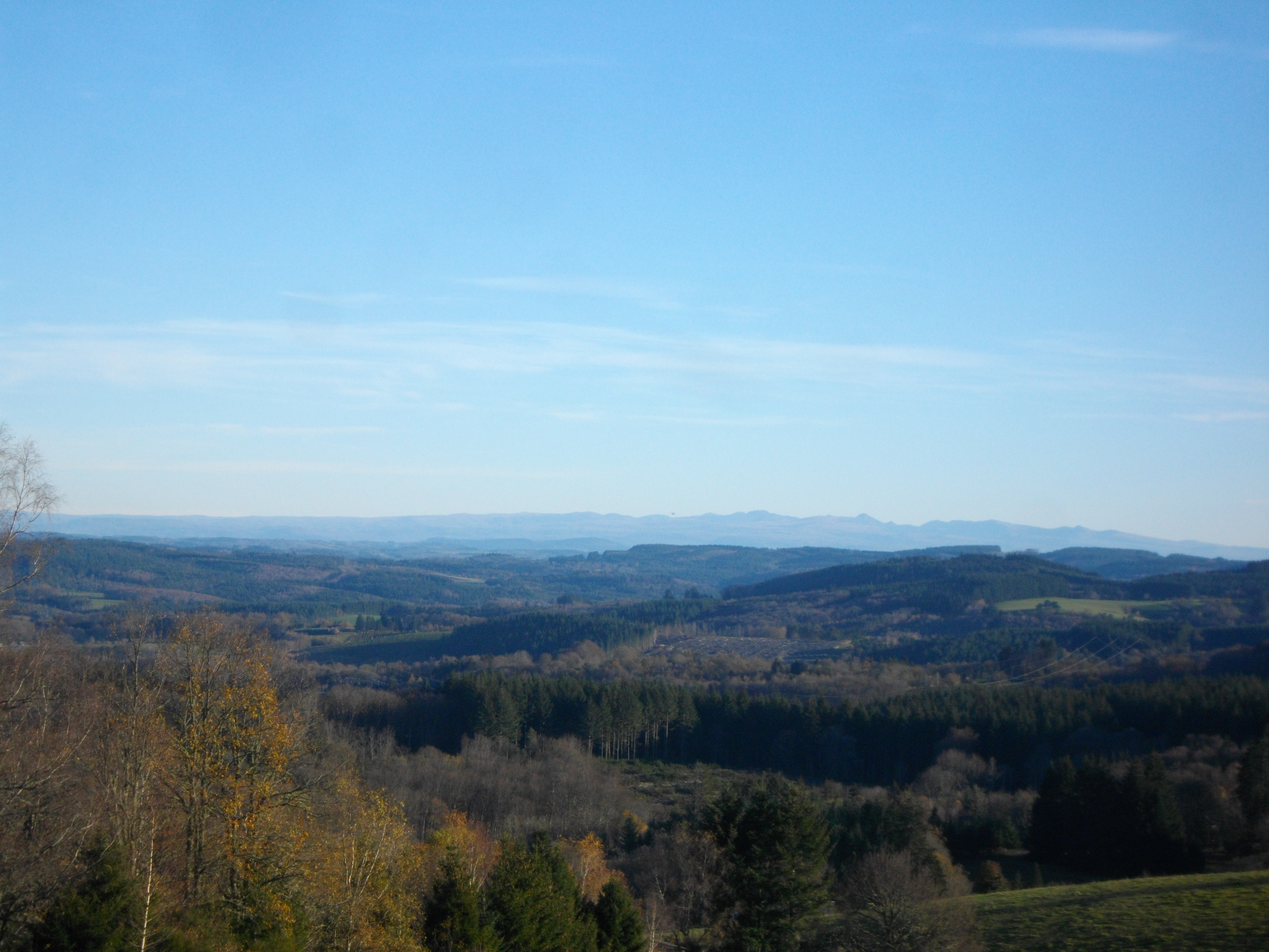 VTT Gravel Piste verte 7 km circuit 46 Saint-Setiers Nouvelle-Aquitaine