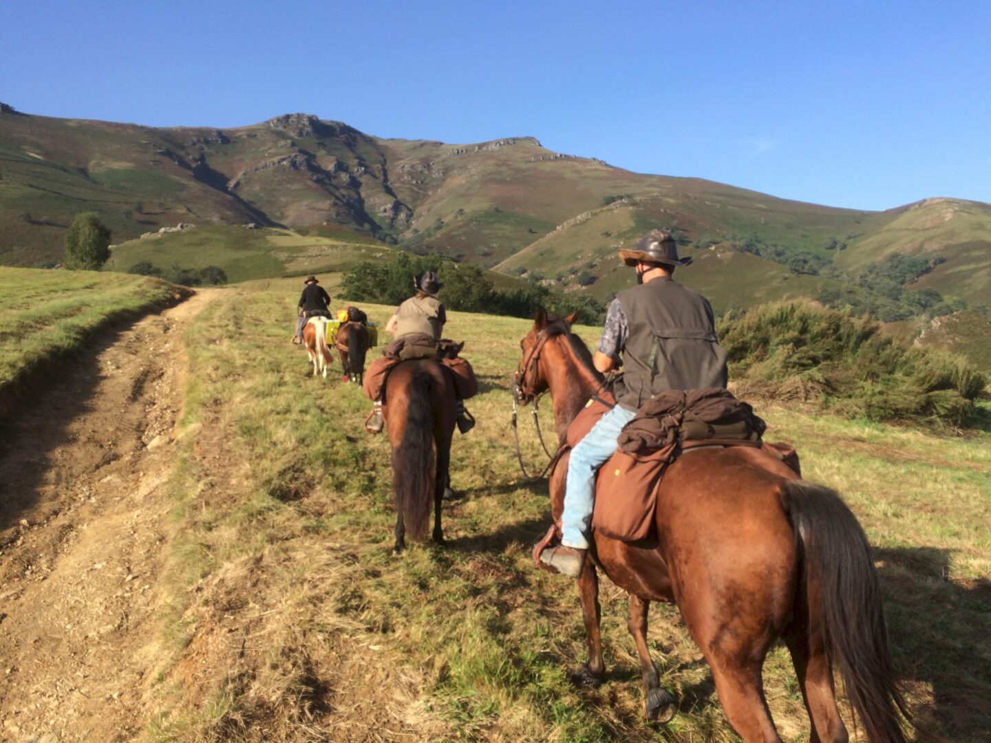 Le sentier des contrebandiers De Urepel au col d'Elhorrieta équestre Urepel Nouvelle-Aquitaine