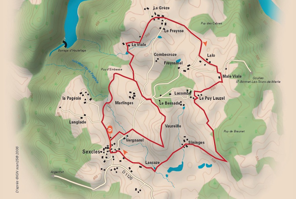 Sentier des 4 Puys Sexcles Nouvelle-Aquitaine