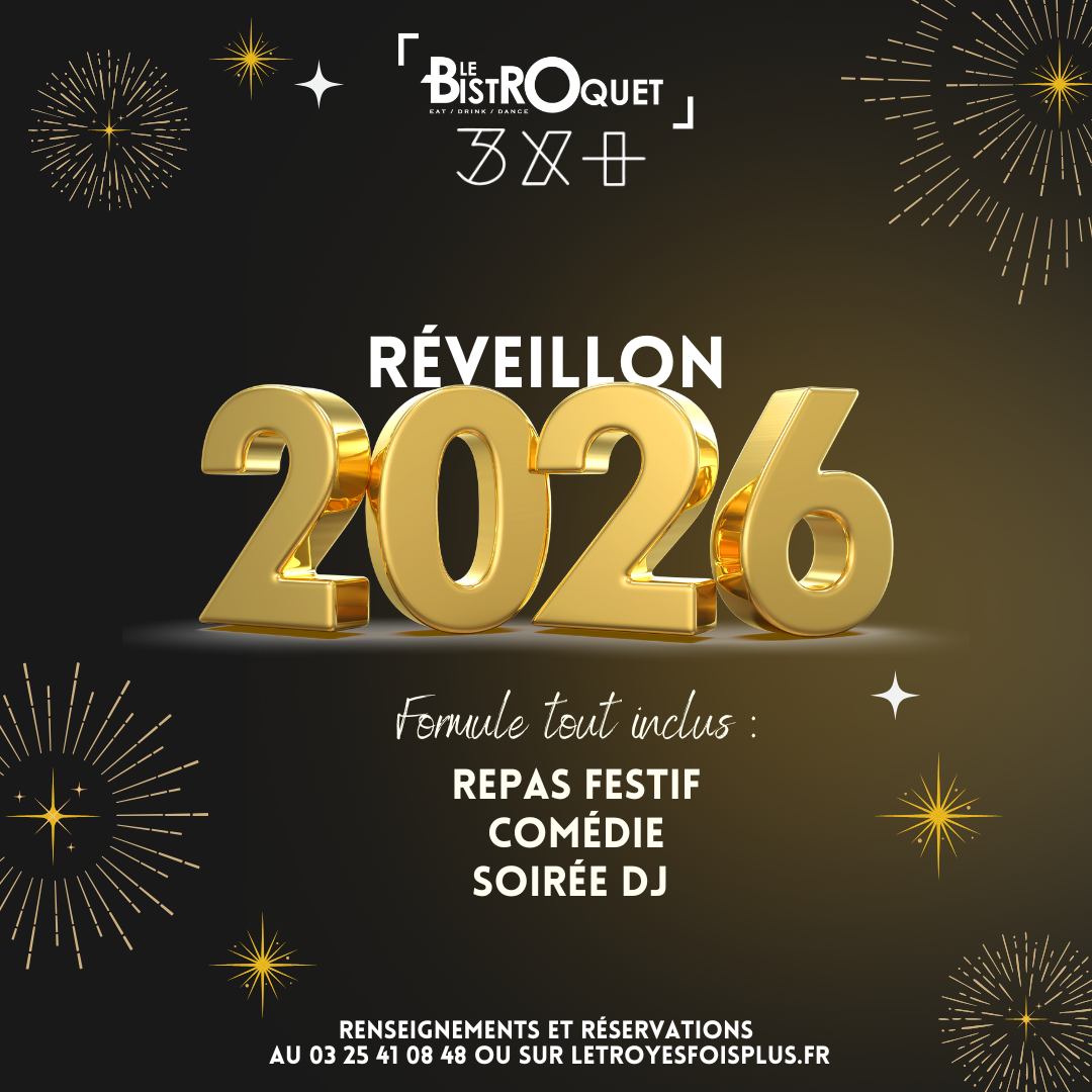 Soirée spéciale Nouvel An Comédie + Repas + Soirée DJ