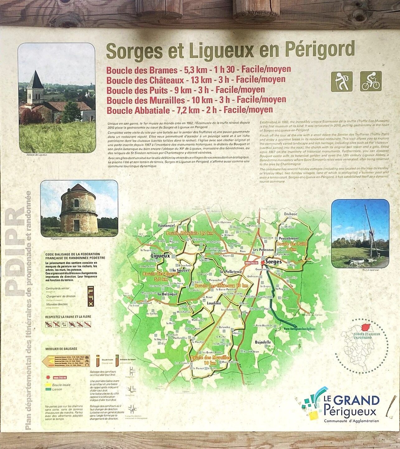 Boucle des Puits Sorges et Ligueux en Périgord Nouvelle-Aquitaine