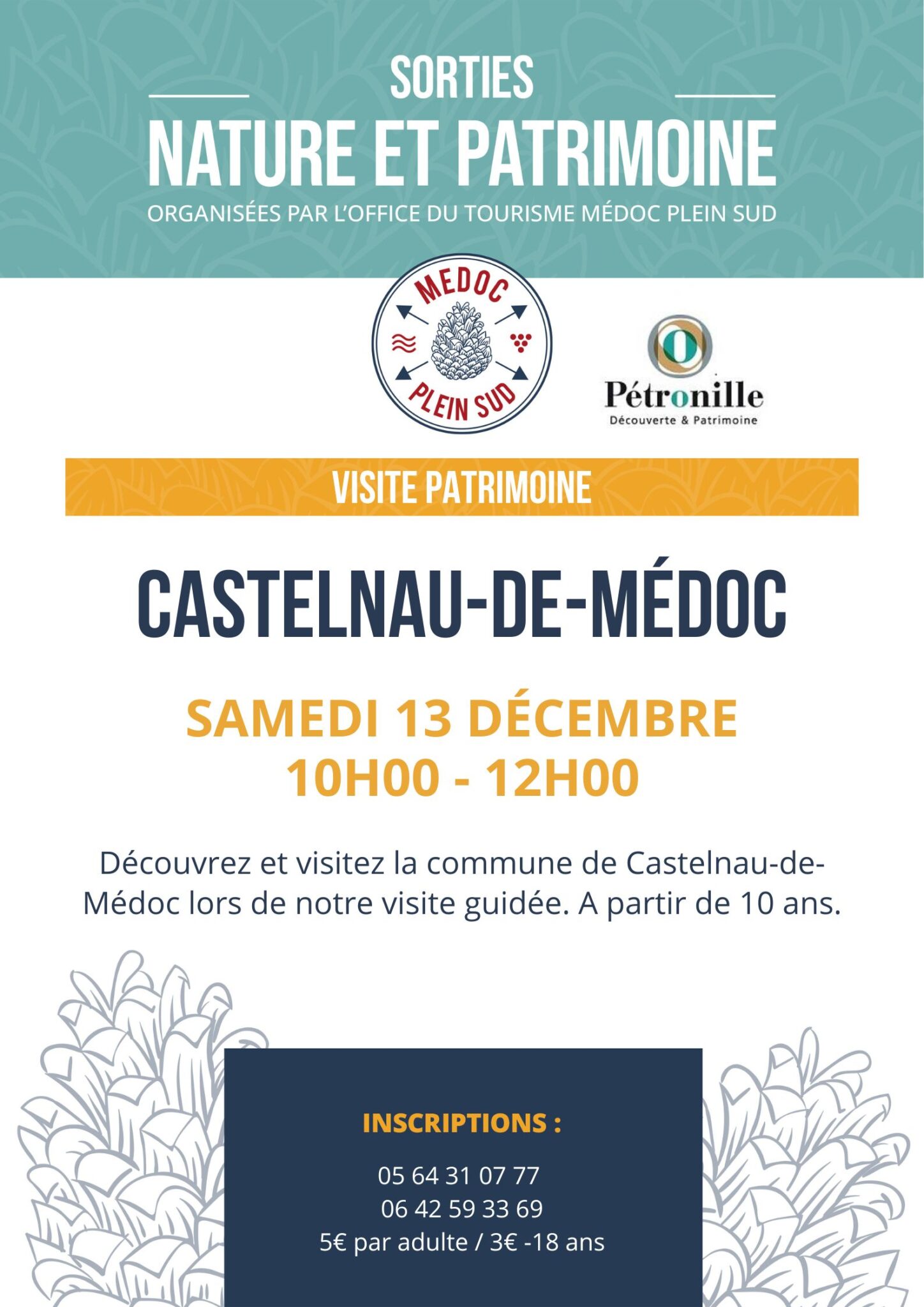 Sortie patrimoine Sortie patrimoine Histoire et patrimoine de la ville Castelnau