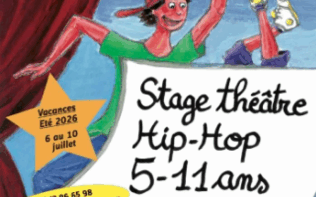 Stage 5-11 ans Théâtre/Hip-hop vacances juillet 2026 – Théâtre du Temps Théâtre du Temps Paris