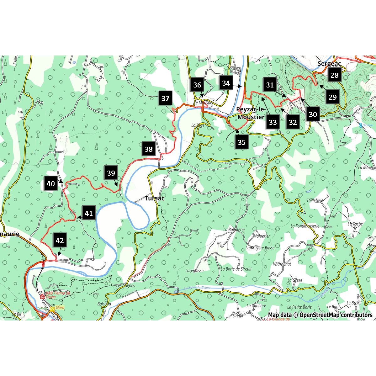 Dans les pas des Hommes de Lascaux Etape 4: Sergeac- Les Eyzies Sergeac Nouvelle-Aquitaine Dans les pas des Hommes de Lascaux Etape 4: Sergeac- Les Eyzies Sergeac Nouvelle-Aquitaine