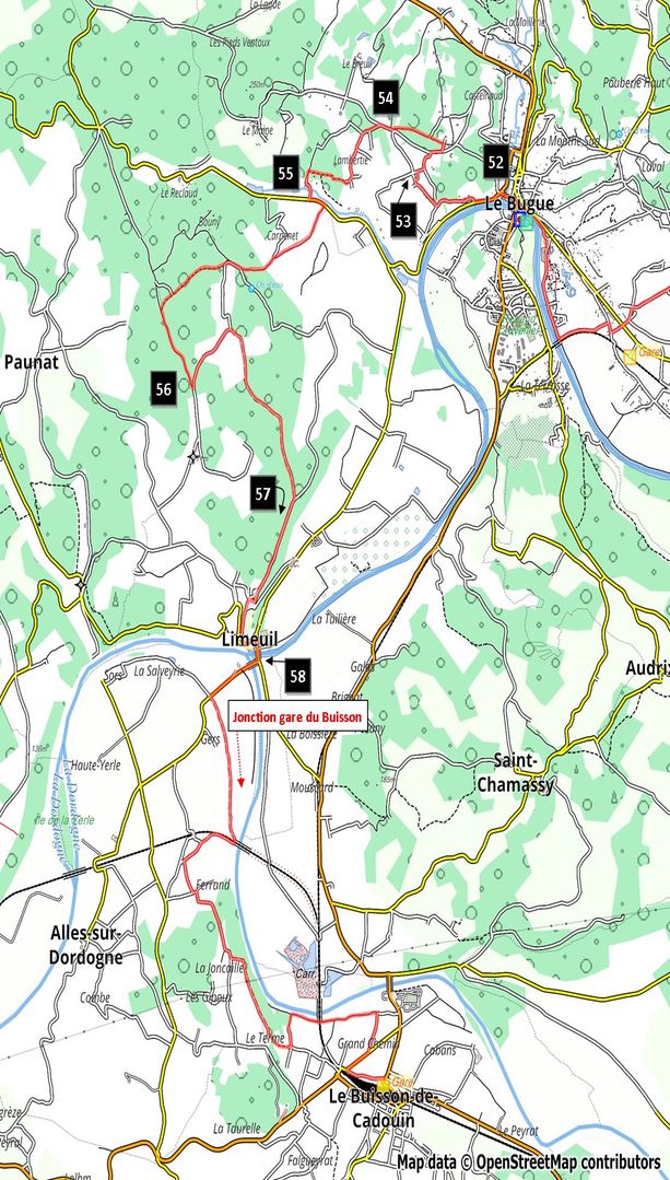 Dans les pas des Hommes de Lascaux Etape 6: Le Bugue-Limeuil Le Bugue Nouvelle-Aquitaine