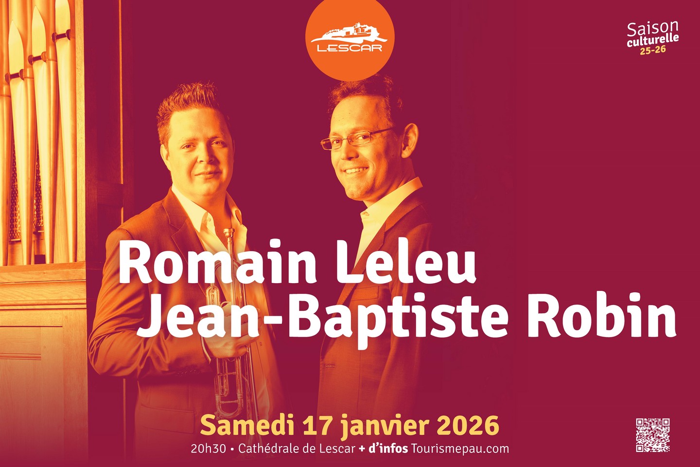 Trompette et Orgue: Romain Leleu et Jean-Baptiste Robin