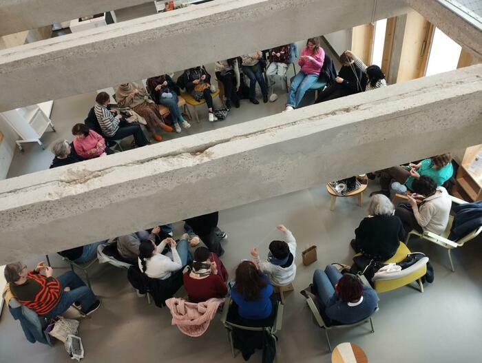 Atelier crochet Médiathèque James Baldwin Paris