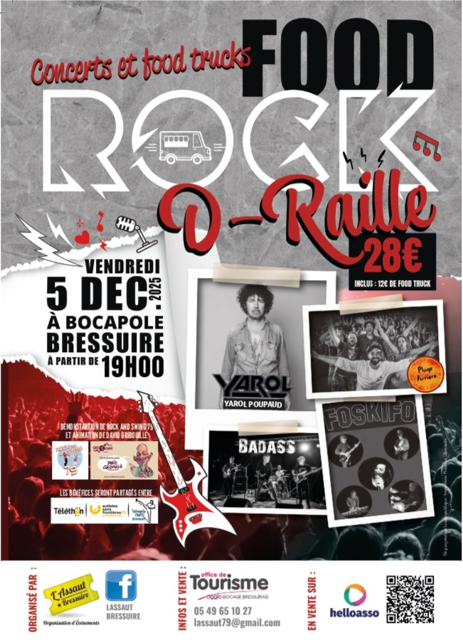 Billetterie Concerts et food trucks