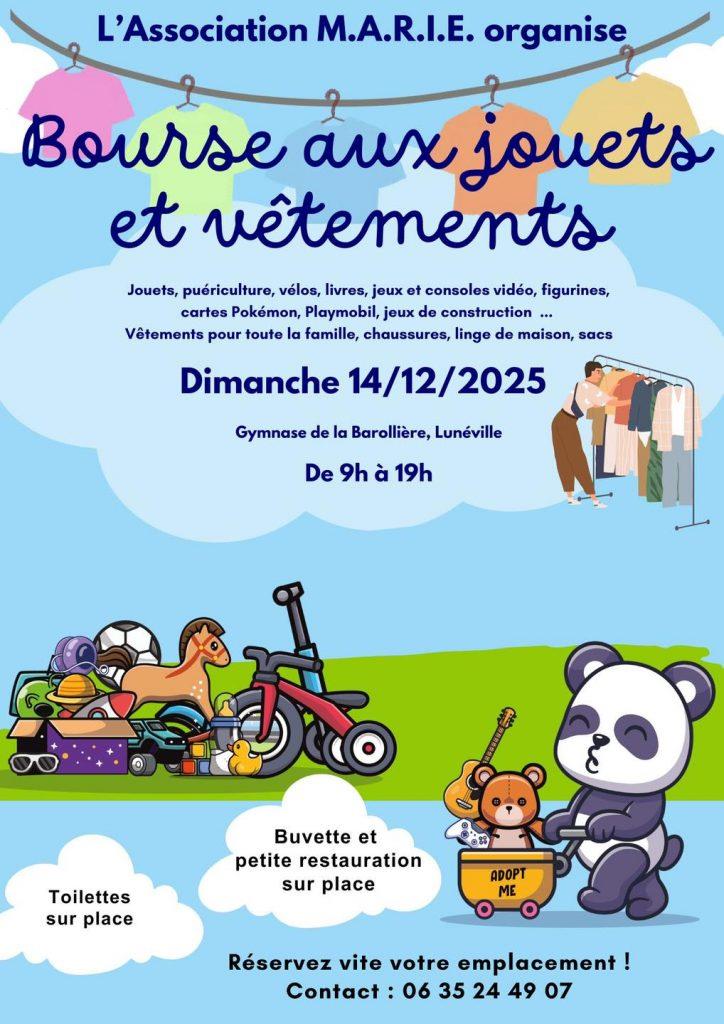 Bourse aux jouets et vêtements