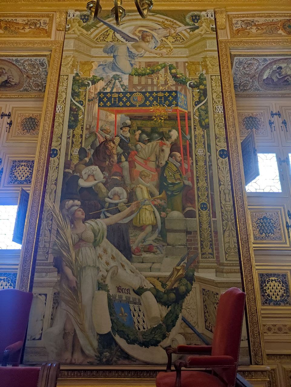 cartons peints grand'chambre parlement bretagne rennes