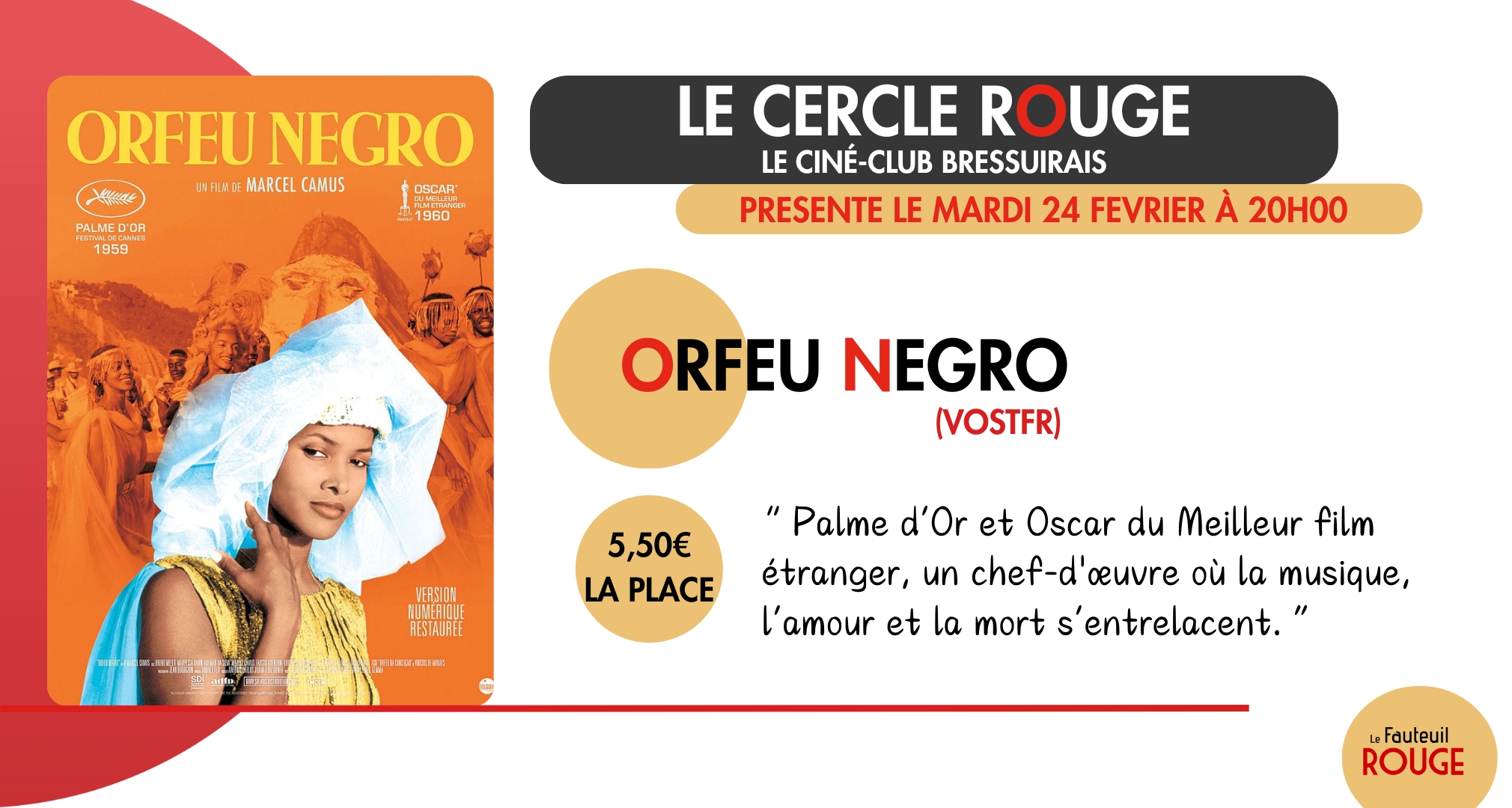 Cinéma Le Cercle Rouge "Orfeu Negro"