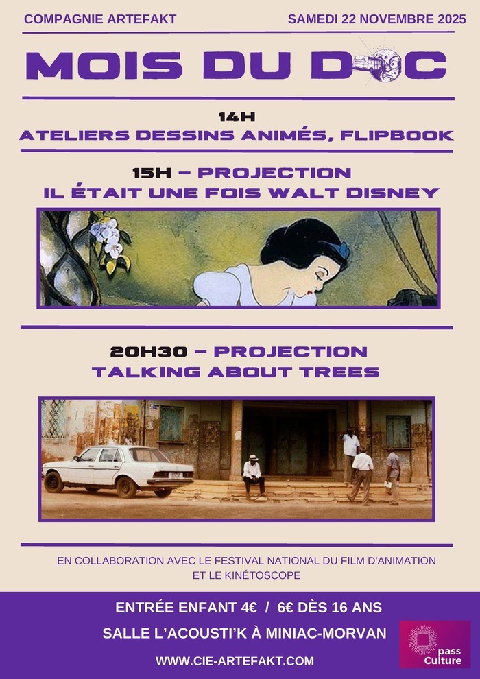 Cinéma : mois du doc L'Acousti'k Miniac-Morvan