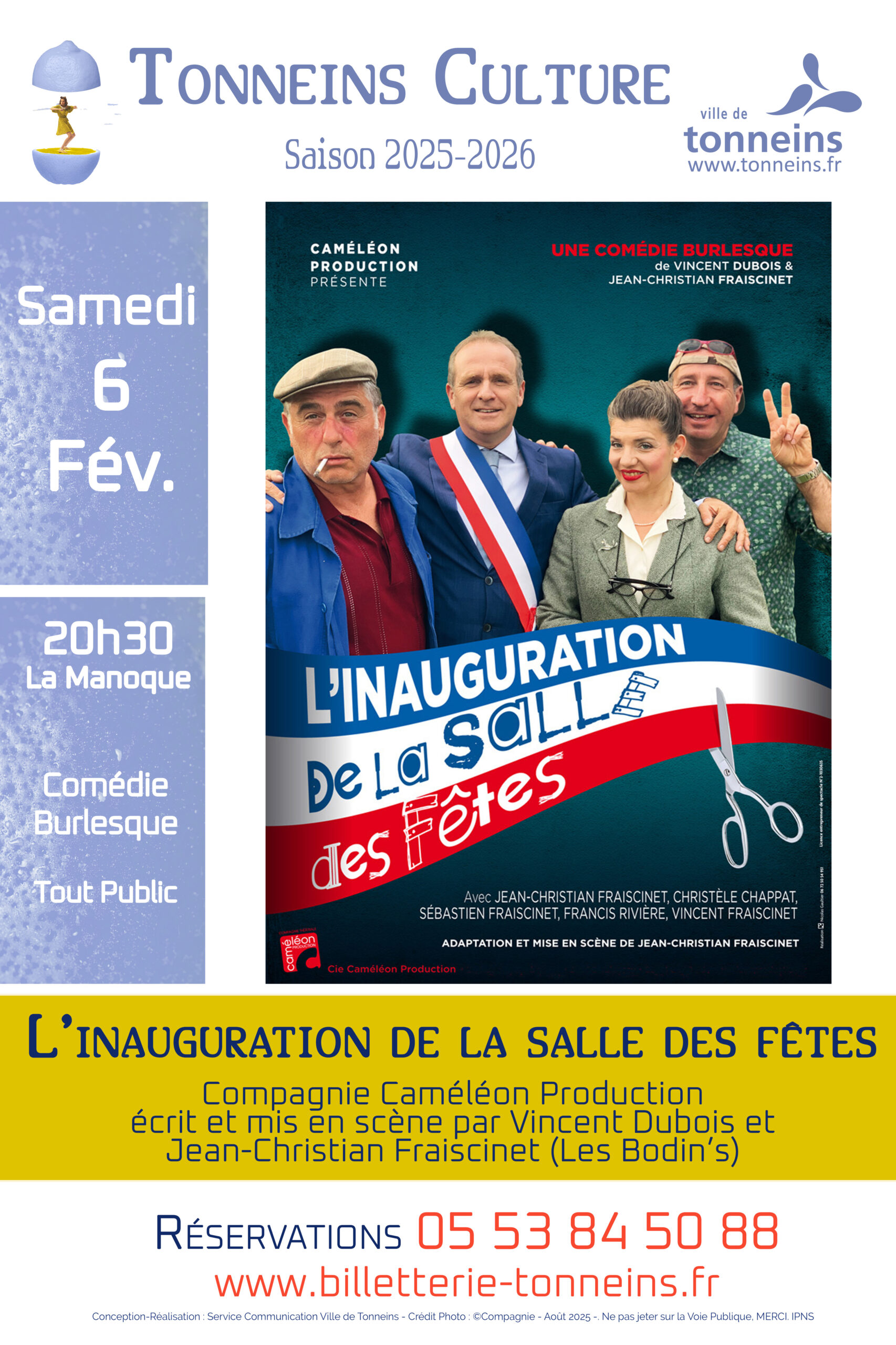 Comédie burlesque "L'inauguration de la salle des fêtes"