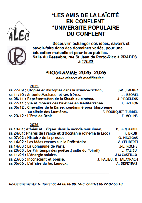 CONFÉRENCE ALEC/ UPC" L'ETAT DE DROIT"