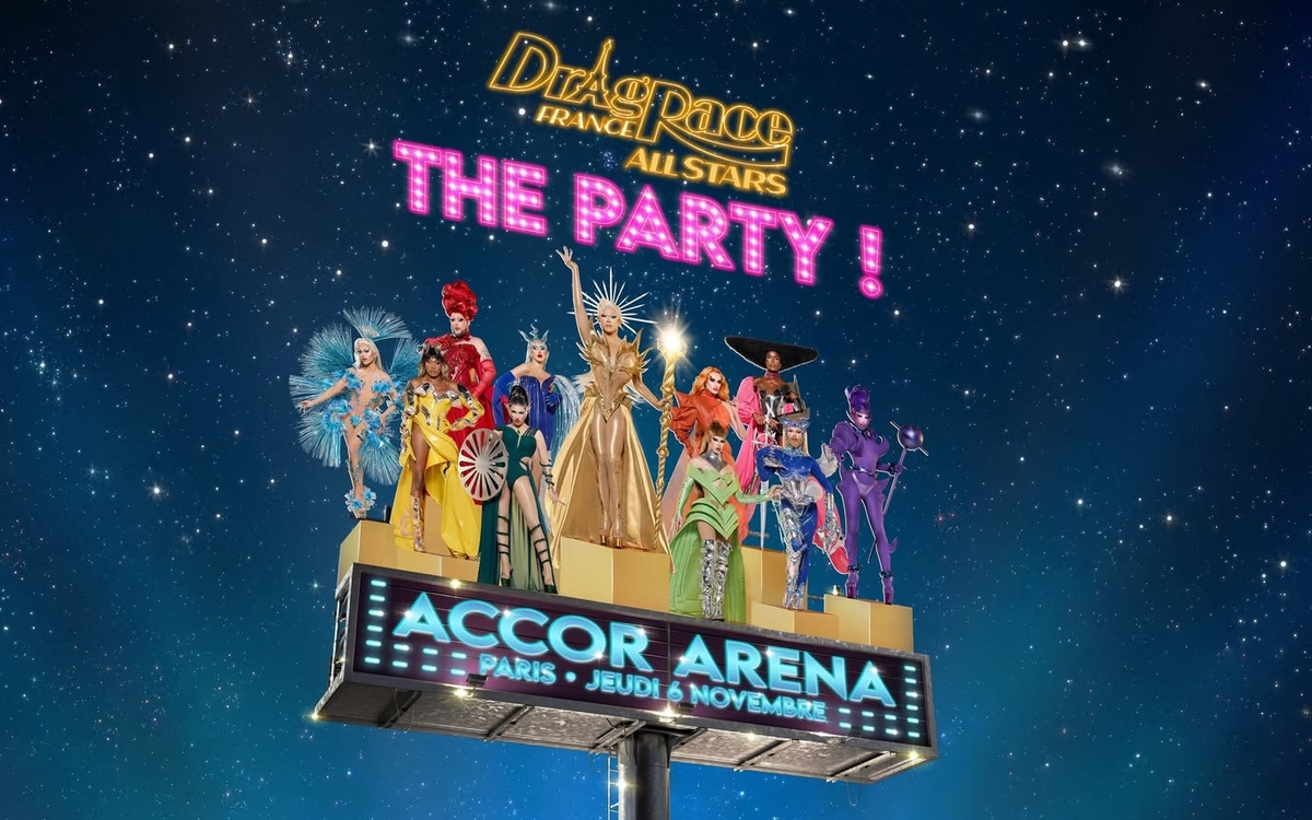 Drag Race France Live All Stars : le royal tour 2025 Accor Arena Paris