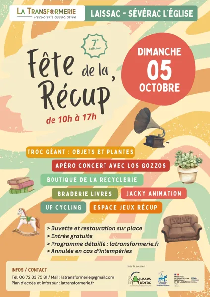 Fête de la Récup' à la Transformerie à Laissac