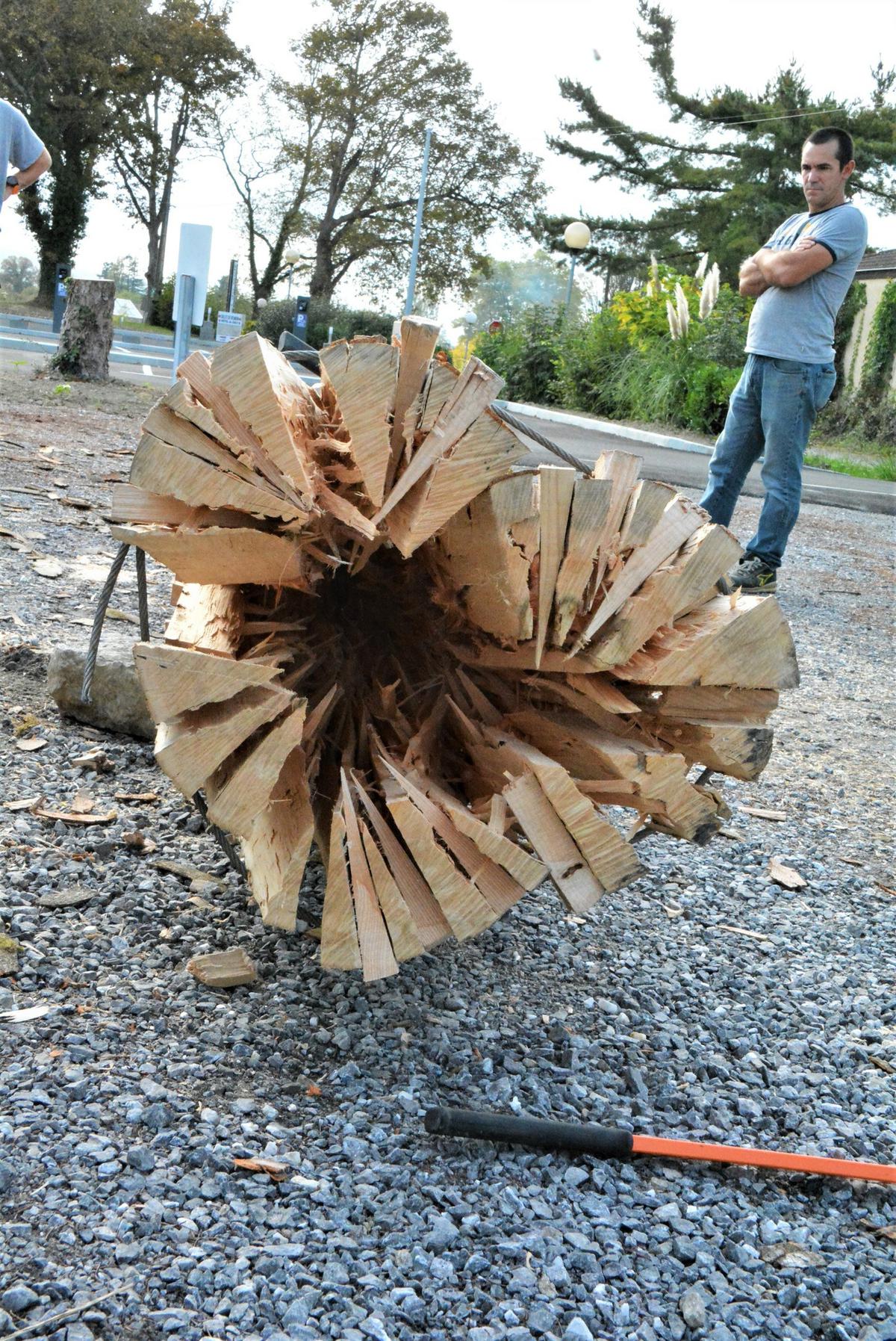 Garnissage de paille du Brandon