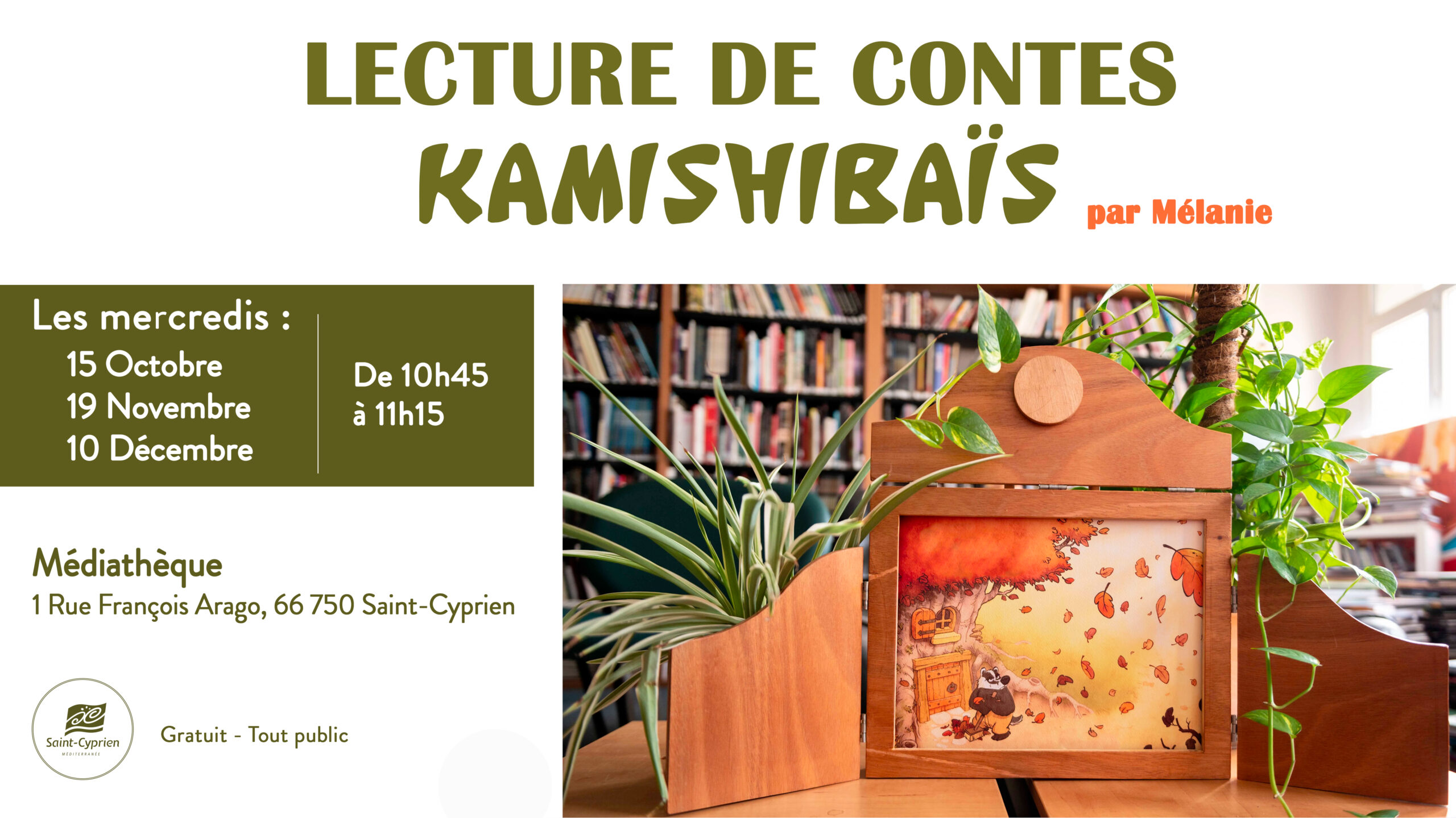 KAMISHIBAÏS LECTURES DE CONTES PAR MELANIE