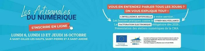 Les Artisanales du numérique CMA Formation EST Saint-André