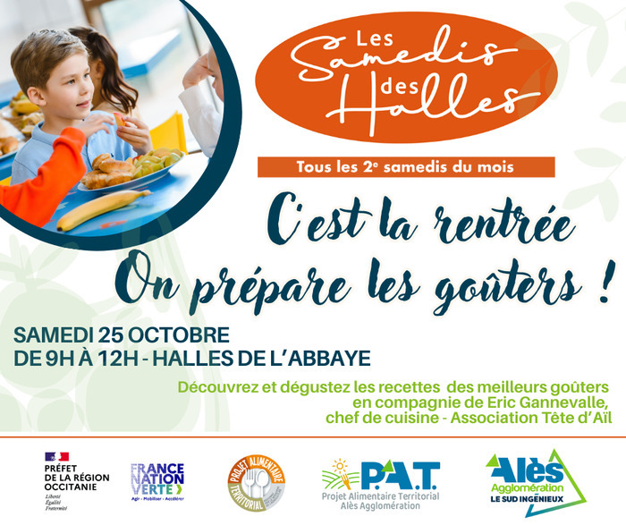 Les Samedis des Halles Halles de l'Abbaye Alès
