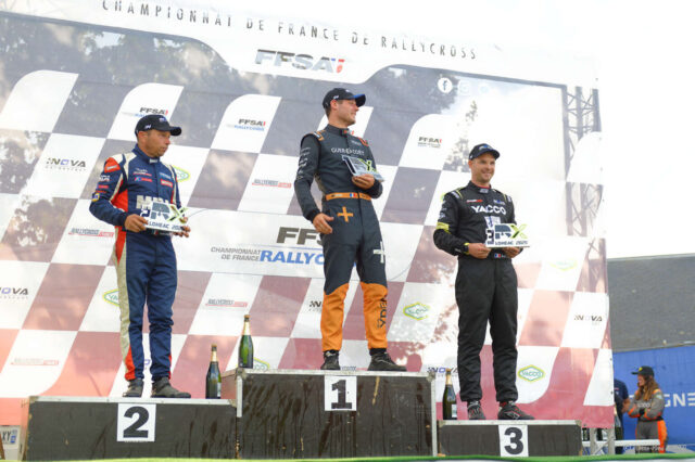 Rallycross Loheac 2025 Podium de la Division 3 Rallycross Loheac 2025 Podium de la Division 3