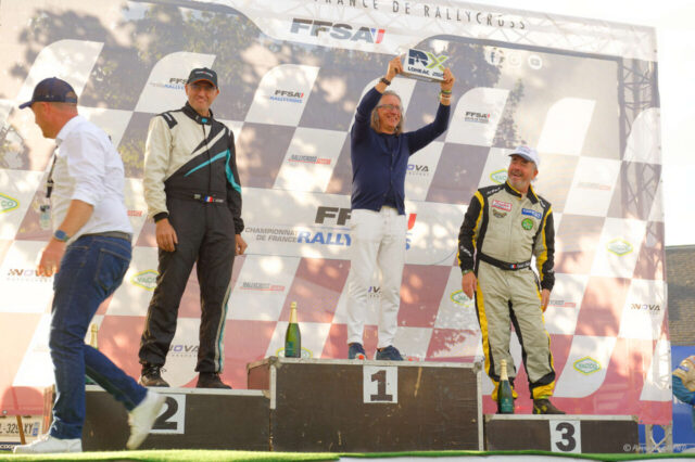 Rallycross Loheac 2025 - Podium Catégorie LEGEND avec Raul Marchisio