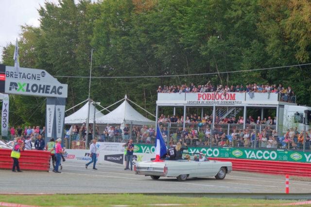 Rallycross de Loheac 2025 Parade sur le circuit avec les invités d'honneur