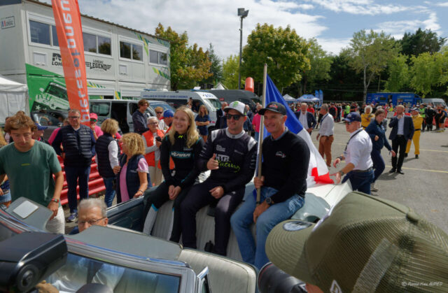 Rallycross de Loheac 2025 Parade sur le circuit avec les invités d'honneur