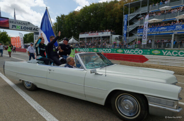 Rallycross de Loheac 2025 Parade sur le circuit avec les invités d'honneur