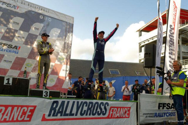 Rallycross Loheac 2025 Podium catégorie SUPER 1600