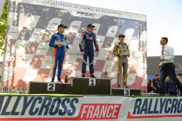 Rallycross Loheac 2025 Podium catégorie SUPER 1600