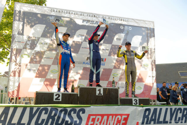 Rallycross Loheac 2025 Podium catégorie SUPER 1600 Rallycross Loheac 2025 Podium catégorie SUPER 1600