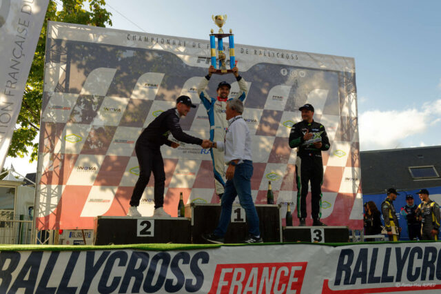 Rallycross Loheac 2025 Podium catégorie SUPERCAR Rallycross Loheac 2025 Podium catégorie SUPERCAR