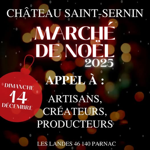 Marché de Noël au château Saint-Sernin