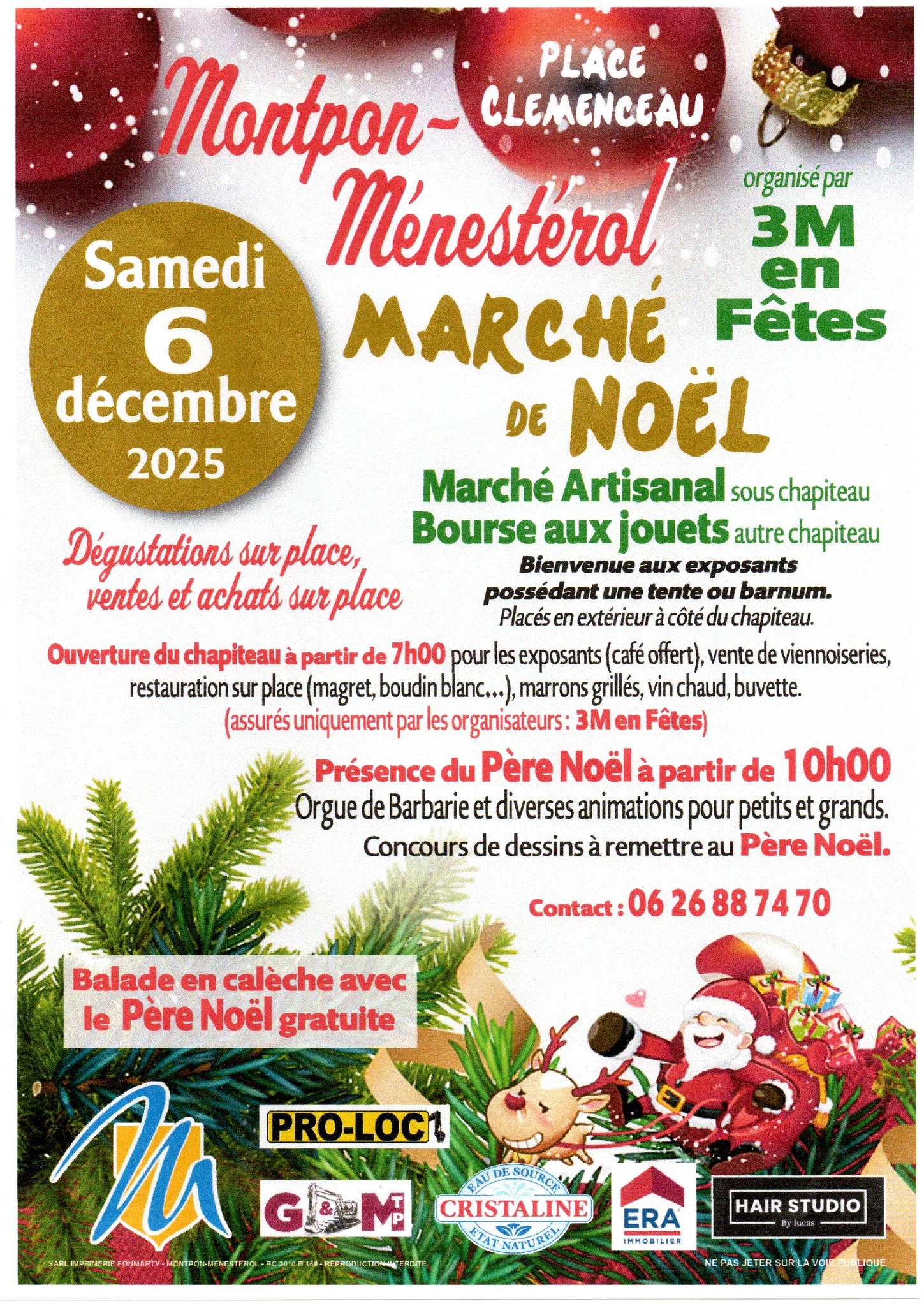 Marché de Noël de 3 M en fêtes