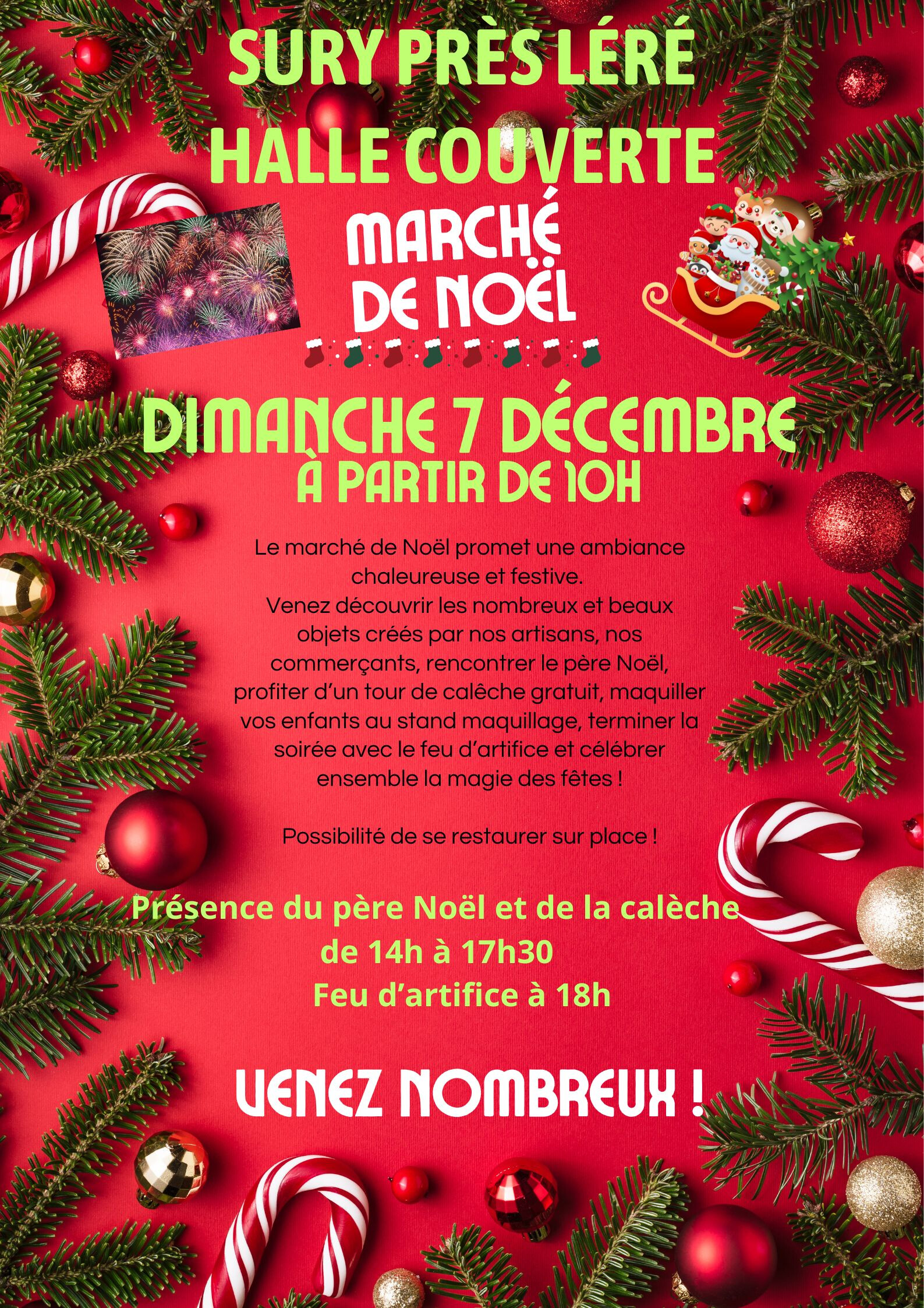 [Noël en Grand Sancerrois] Marché de Noël de Sury-Près-Léré