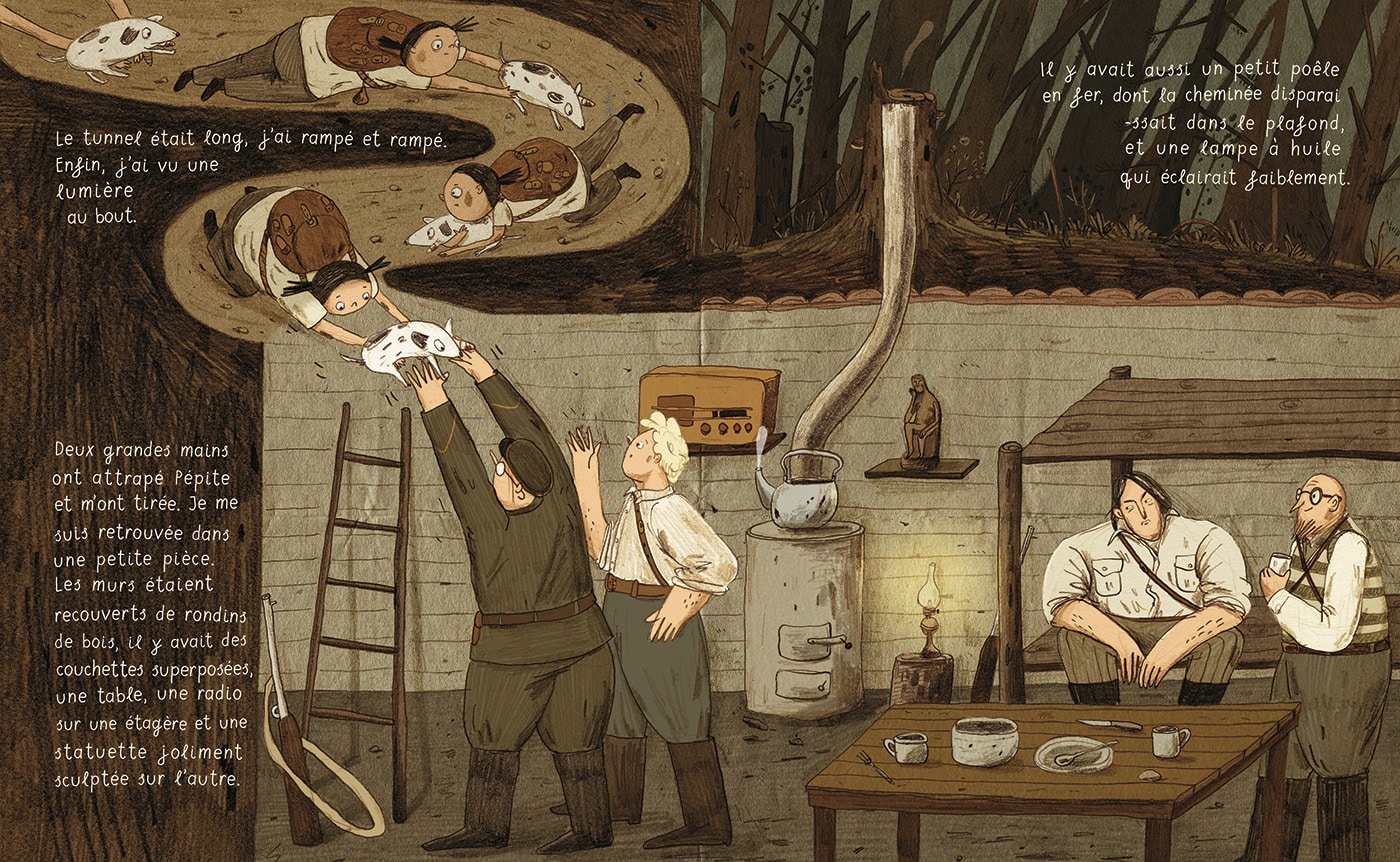 petite fille fusil resistante