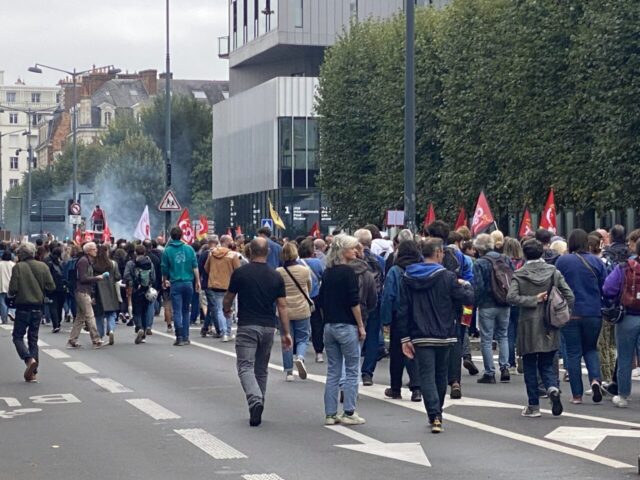 manifestation rennes etudiant 18 septembre