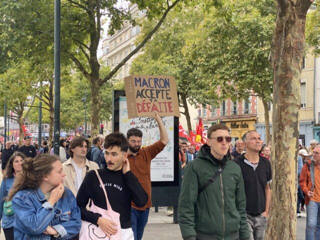 manifestation rennes etudiant 18 septembre