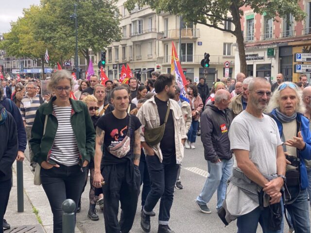 manifestation rennes etudiant 18 septembre