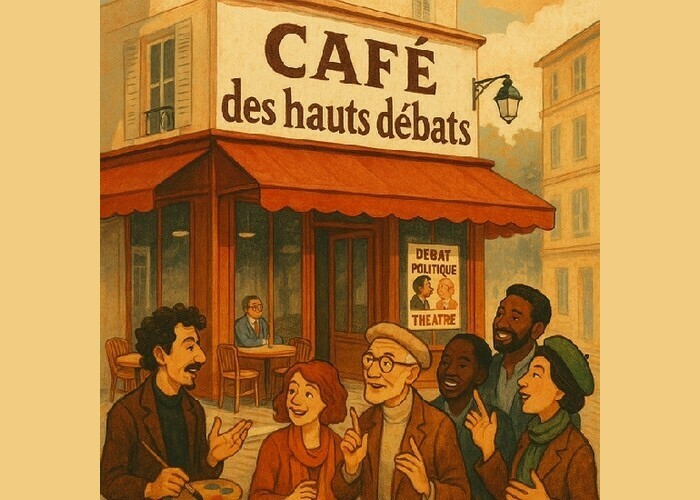 Le Café des hauts débats - par la Cie du Hors-Piste Salle Camille Landreau / Scène du Lapin Vert