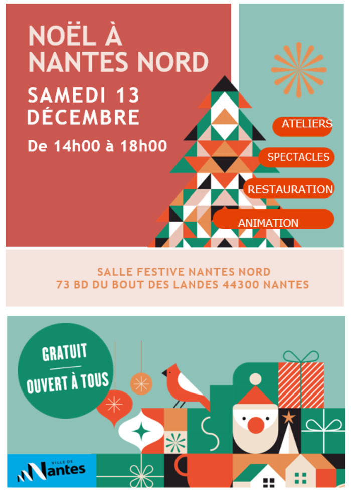 Noël à Nantes Nord Salle festive Nantes Nord