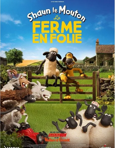 "Shaun le mouton la ferme en folie" au cinéma à St Geniez d'Olt
