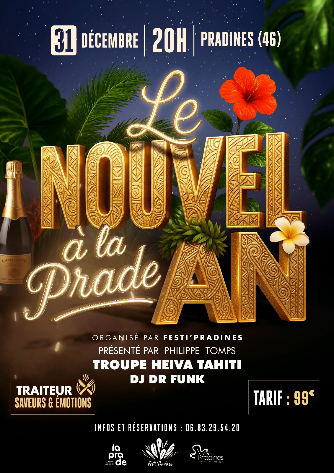 Soirée du Nouvel An à La Prade