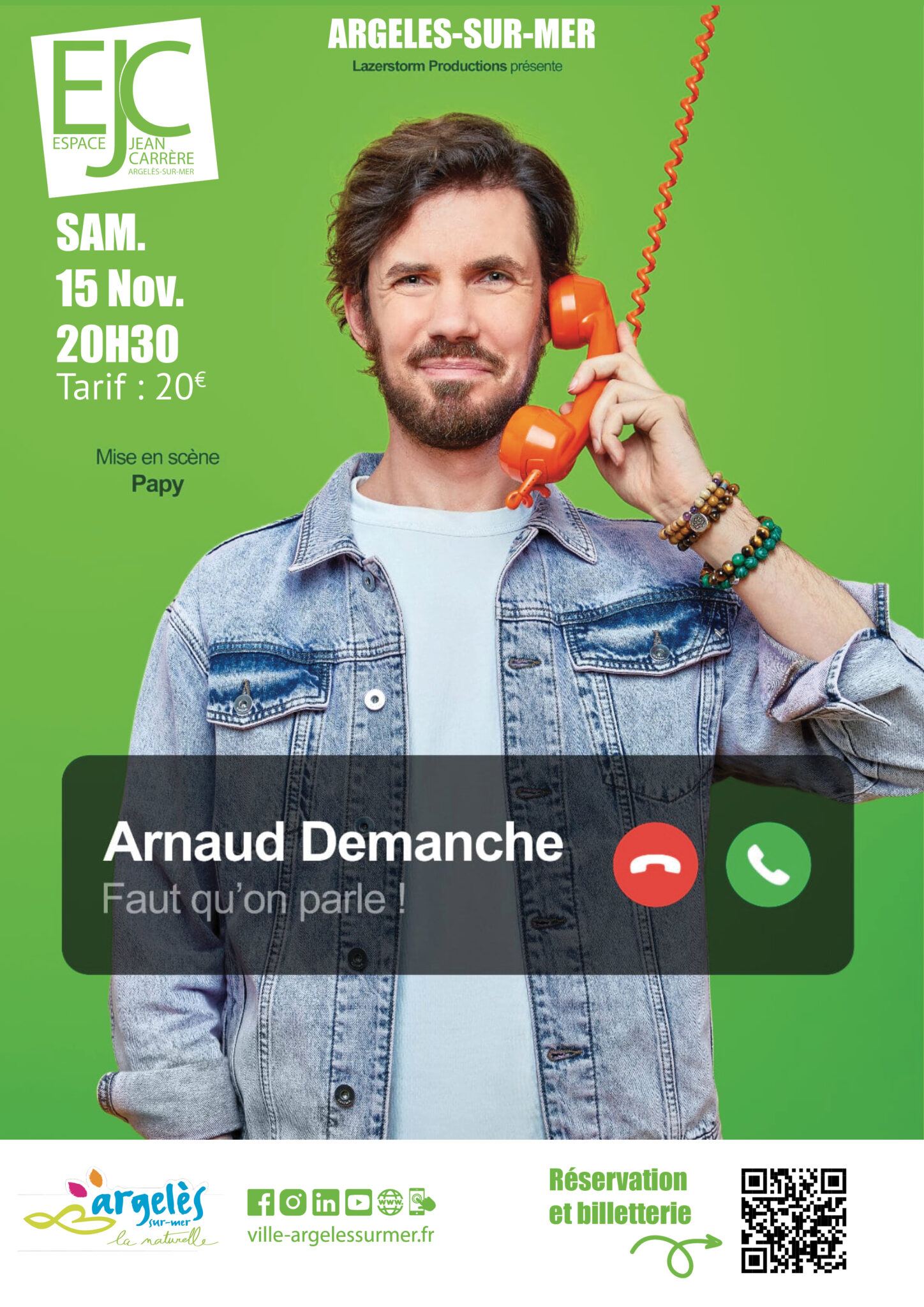 SPECTACLE ARNAUD DEMANCHE