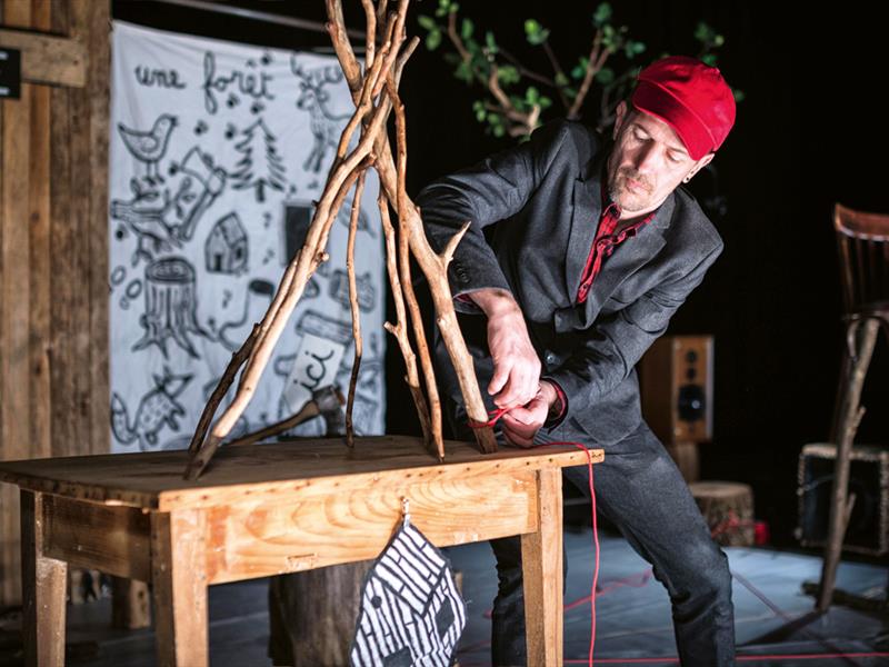 Spectacle Une forêt en bois construire