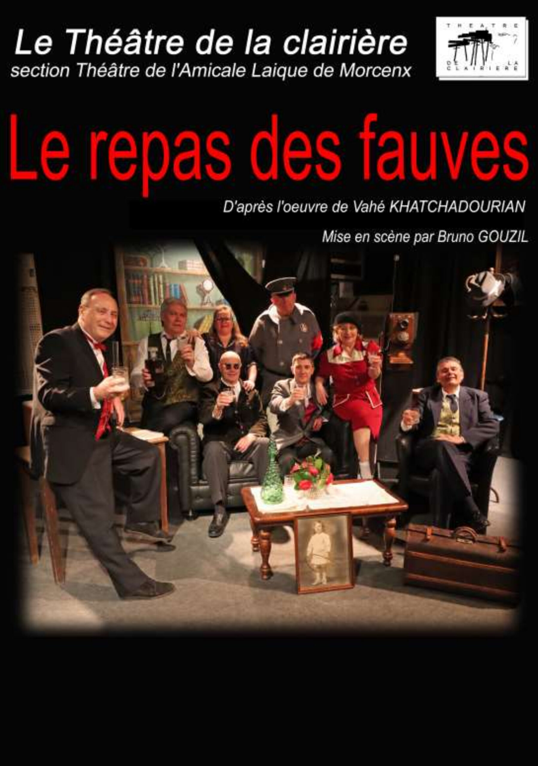 Théâtre Le repas des fauves Alambic des Arts Villeneuve-de-Marsan 2026-01-18 Théâtre Le repas des fauves